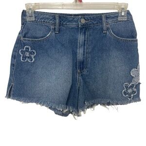 Hollister high-rise flower patch mom short size 5 27